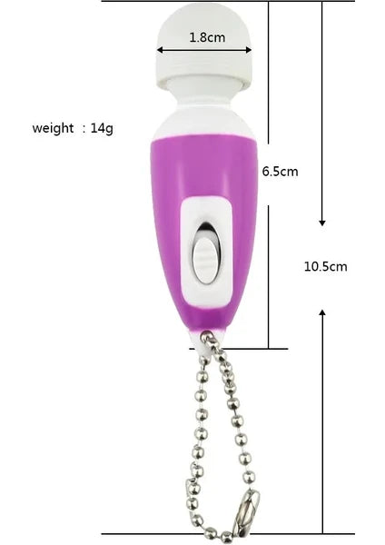 Parmak Boy Güçlü Titreşimli Mini Vibratör Anahtarlık